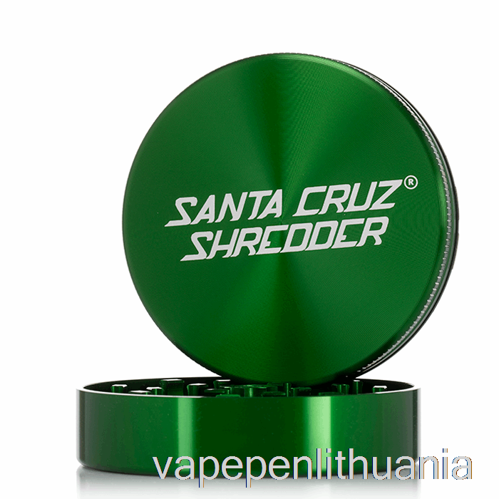 Santa Cruz Smulkintuvas 2,75 Colio Didelis 2 Dalių Smulkintuvas žalias (70 Mm) Vape Skystis